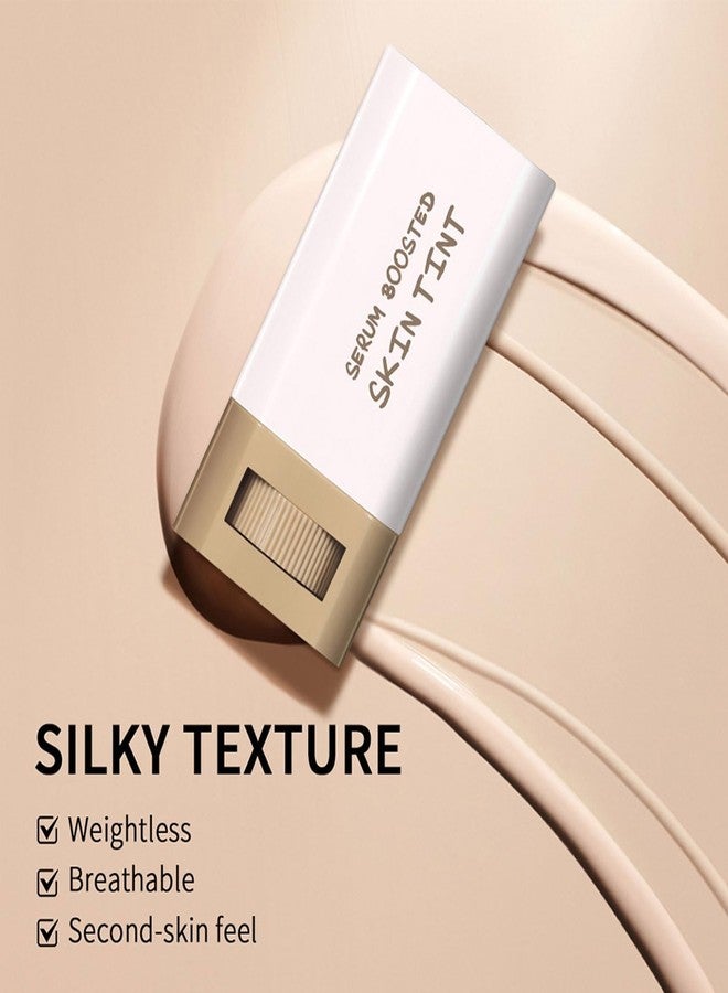 سويتي يو SWETIYOU Beauty Balm Serum Boosted Skin Tint, Foundation Makeup Stick Hyprating Colored Emercizer, Lightweight and Pelling Builded Solid Coloring Serum Contour Stick, Natural Finish(03#) - Image 2